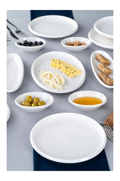 ACAR Freya 6-Piece Personality Porcelain Breakfast Set - 13 Pieces