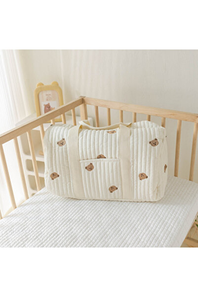 movokbaby Polyester Bear Large Mommy Bag Maternity Baby Diaper Storage Bag La...