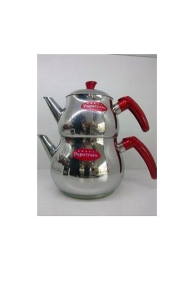 Papatyam Burcu Aile Boy Çaydanlık Kırmızı