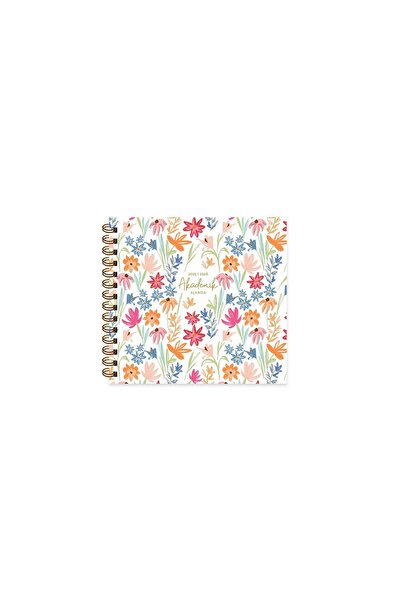 KESKİN COLOR Keskin 16*16 Spiralli Akademik Ajanda - Flora