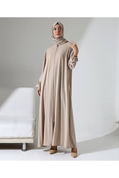 BEREL Μανσέτα με τσέπη με δώρο United Pouch με ελαστικό Luabe Prayer Ferace Beige.