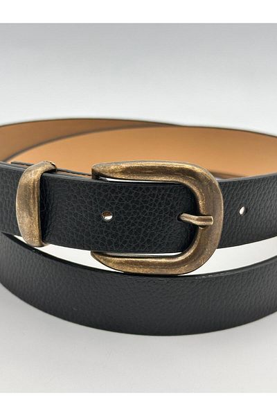 MODAM HİFA Antique Buckle Women's Belt Trouser Belt Classic Belt