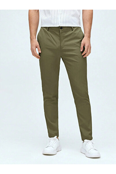 Cuqq Denim Casual Regular Fit Erkek Keten Chıno Pantolon