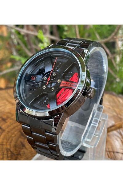 ÇENÇEN Spor Araba Jant Modeli Erkek Kol Saati Ipc Kaplama Underground Series