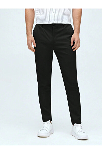 Cuqq Denim Casual Regular Fit Erkek Keten Chıno Pantolon