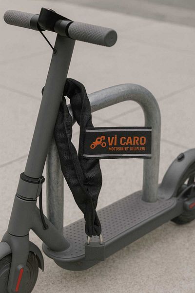 Vi Caro 6 mm Thickness 1 Meter Length Bicycle Lock E Scooter Lock Multi-Purpose Chain Lock