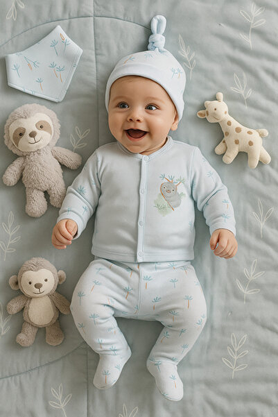 Ozz Baby BEBEK & YENİ DOĞAN KOALA TEMALI 10LU HASTANE ÇIKIŞI &ZIBIN SETİ (PRE...