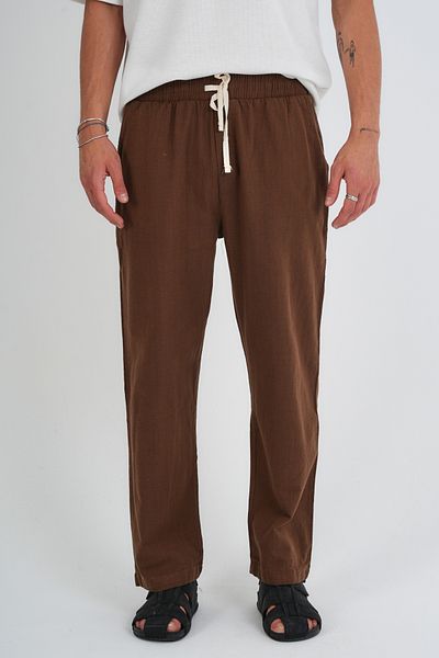 Redline Comforted Men's Linen Look Casual Pants Wide Leg New Season