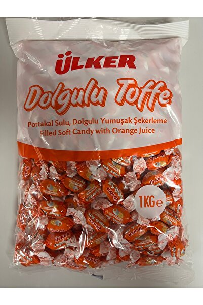 Ülker Portakallı Dolgulu Toffe Şeker 1 kg