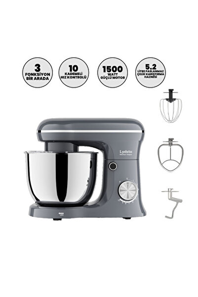 Lydsto Kitchen Helper Pv-4700 1500w-5.2 Litre -10 Kademe Hız Ayarı Stand Mikser Hamur Yoğurma Makinesi Ant