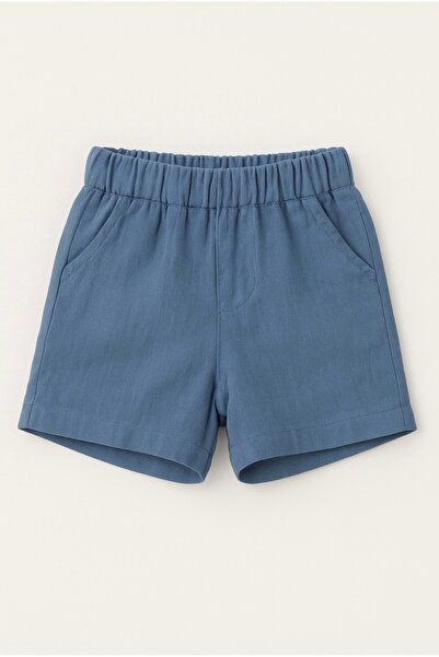 Bebeğin 50 Tonu Baby Boy Children's Special Design Pattern Shirt Shorts Muslin Suit 1-1.5 Years Old 2 Years Old 3 Years Old 4 Years Old 5 Years Old