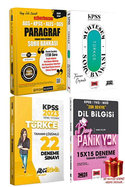 Pegem Akademi Yayıncılık Kpss Ales Dgs Ezberbozan Paragraf Soru Türkçe Soru B...