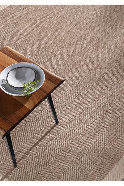 SARAZ HALI Elit Premium Sisal Jut Halı 1405 – Hav ve Toz Yapmaz Bordürlü Halı