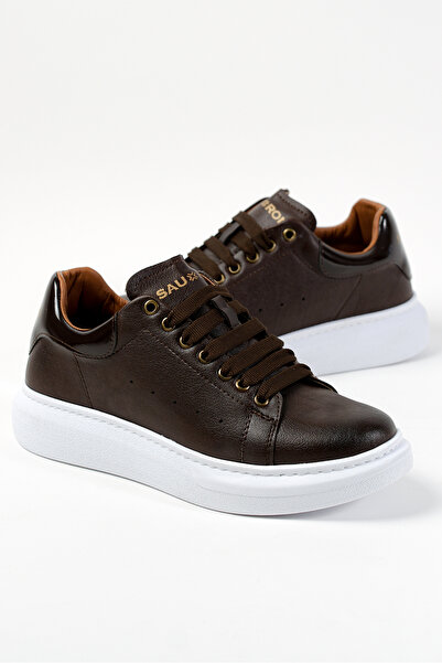 pumant Mcqueen Style Brown White Sneaker - Ορθοπεδική σόλα, Casual αθλητικά παπούτσια 310