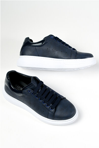 pumant Mcqueen Style Navy Blue Orthopedic Sneaker - Λευκή σόλα, Casual αθλητικά παπούτσια 310