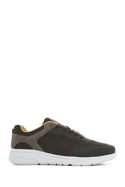 Geox Men's Green Fabric Sneaker U55Lbb06K9Jc3009
