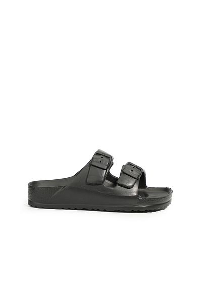 Esem Lee Kids Black Slippers Sports Shoes