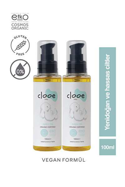 clooe Organik Bebek Yağı (100ML) - 2'li Fırsat Paketi
