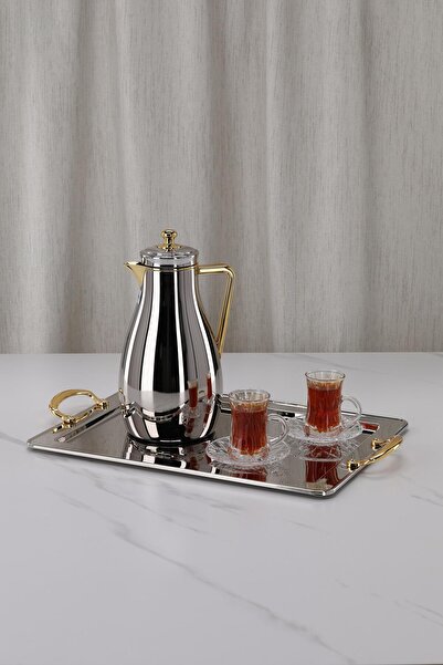 aljahwari ترمس أسيل، لونين، 1.3 لتر، ستانلس ستيل