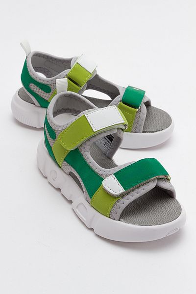 mnpc Boy's Green Anatomical Sports Sandals