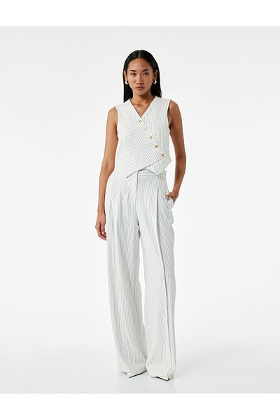 Koton Pants - Black - High Waist