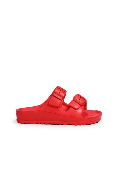 Esem Lee Kids Red Slippers Sports Shoes