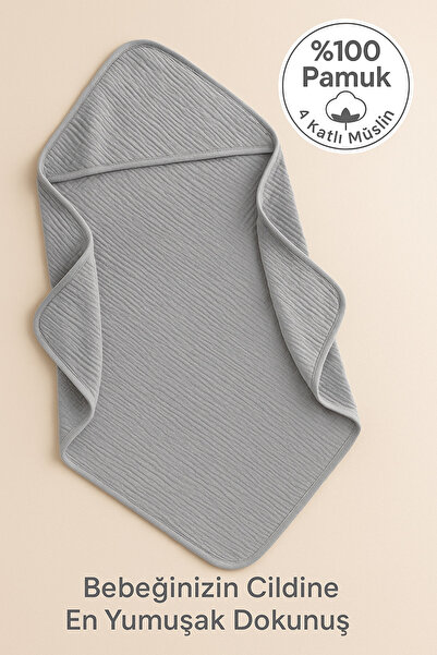 TEGA %100 Pamuk Muslin Kundak Havlu  | Yumuşak Muslin Havlu Kundak Bebek Havlusu