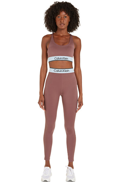 Calvin Klein Women's Brand Logo Elastic Waistband Pink Sports Bra 00Gws4K170 Lko