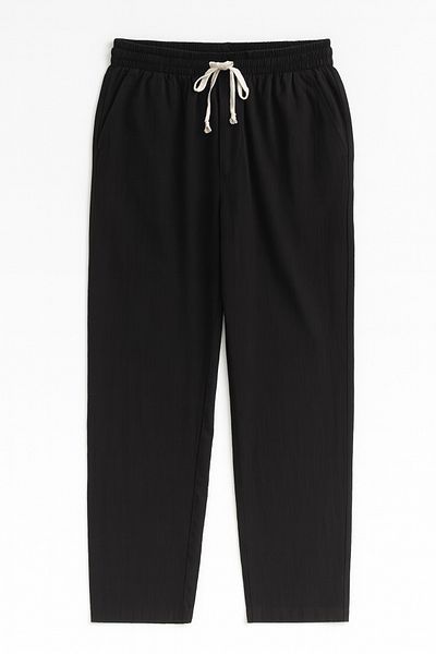Redline Luxe Men's Linen Blend - Comfortable Baggy Pants, Wide Leg New Season