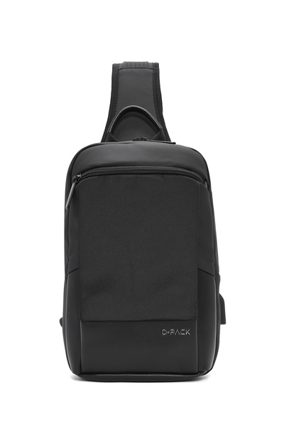 Derimod D-Pack Men's Black Technological Backpack 24Wbd 302414