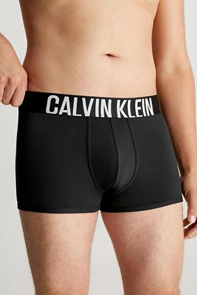 Calvin Klein Erkek Marka Logolu Elastik Bantlı Günlük Kullanıma Uygun Siyah Boxer 000NB2602A GXI