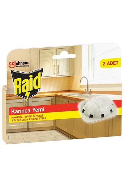 Raid Karınca Yemi 2'li Her Tablet Ile 3 Ay Koruma
