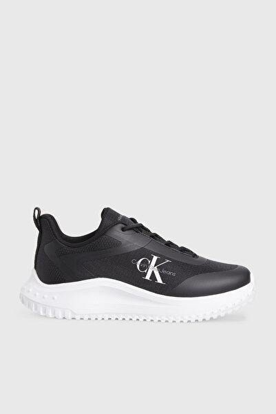 Calvin Klein Kadın Marka Logolu Günlük Kullanıma Uygun Siyah-Beyaz Sneaker YW0YW01442 0GM