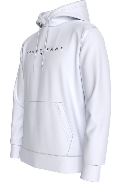 Tommy Hilfiger Men's Logo Stylish White Sweatshirt with Doors Dm0Dm17985-Ybr