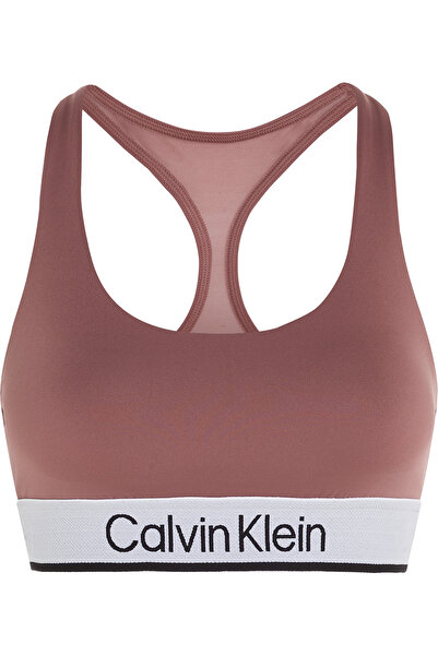 Calvin Klein Women's Brand Logo Elastic Waistband Pink Sports Bra 00Gws4K170 Lko