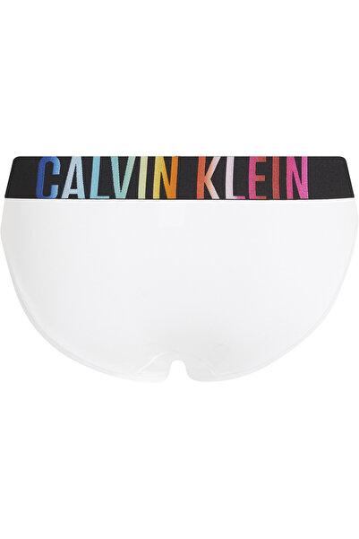 Calvin Klein Kadın Marka Logolu Elastik Bantlı Günlük Kullanıma Uygun Beyaz Külot 000QF7835E 100