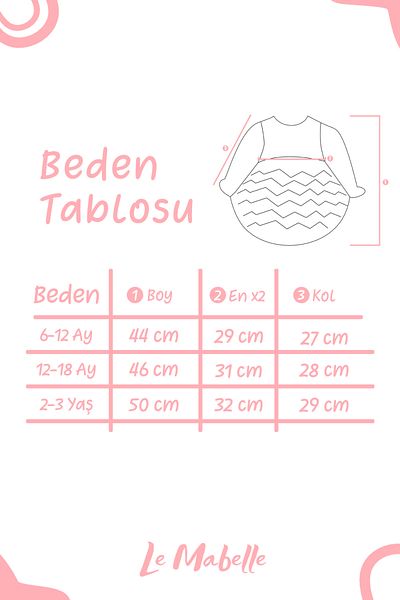 Le Mabelle Ecru Long Sleeve Tutu Baby Girl Princess Dress - Asel