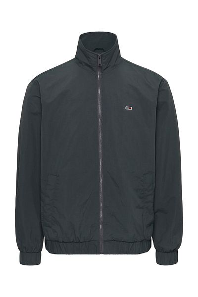 Tommy Hilfiger Men's Dark Gray Coat with Brand Logo Suitable for Daily Use Dm0dm17982-Pub