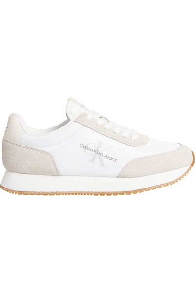 Calvin Klein Marca pentru femei/fete Logo din piele intoarsa si piele Partea superioara Confortabilă talpa interioară din spumă amestec de poliester