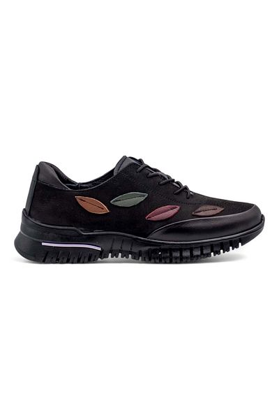 Voyager 9406 Women's Khaki Leather Comfort Shoes
