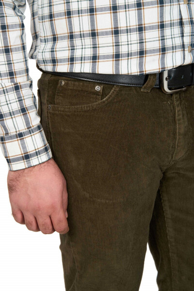 Forzaa Classic striped trousers, Forza, light khaki