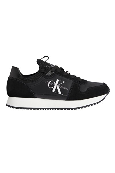 Calvin Klein Kadın Marka Logolu Günlük Kullanıma Uygun Si̇yah Sneaker Yw0yw00...