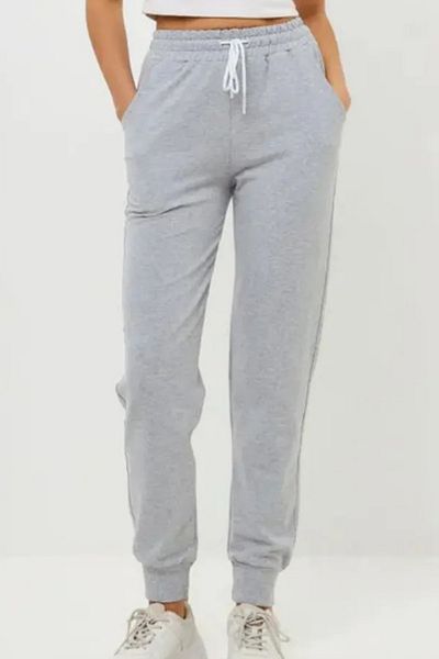 EXSPORT Gray Color Women's Slim Fit Jogger Sweatpants