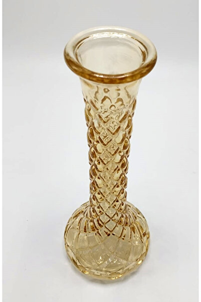 Ebruli hediyelik Handmade Gold Color Diamond Model Glass Carnation 25cm