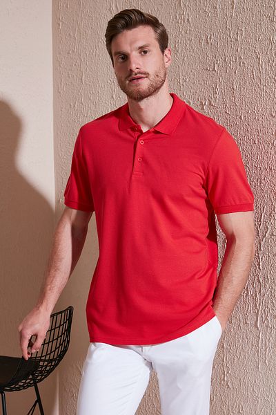 Buratti Men's Polo Neck t Shirt - 100% Cotton, Regular Fit, Buttoned 5902127