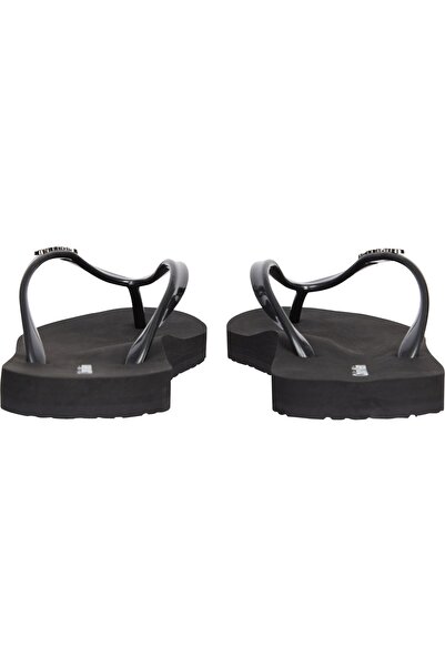 Calvin Klein Kadın Metal Calvin Klein Logolu Eva Dış Tabanlı Tpu Sayalı Siyah Terlik HW0HW01530 BEH