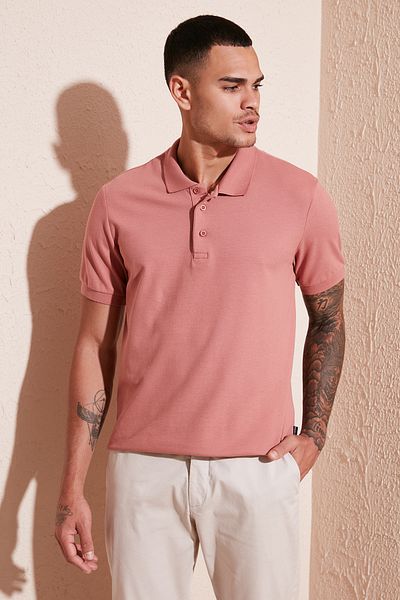 Buratti Men's Polo Neck t Shirt - 100% Cotton, Regular Fit, Buttoned 5902127