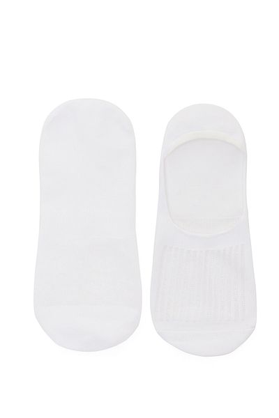 Derimod White Cotton Women's Socks - 000A2C40076F