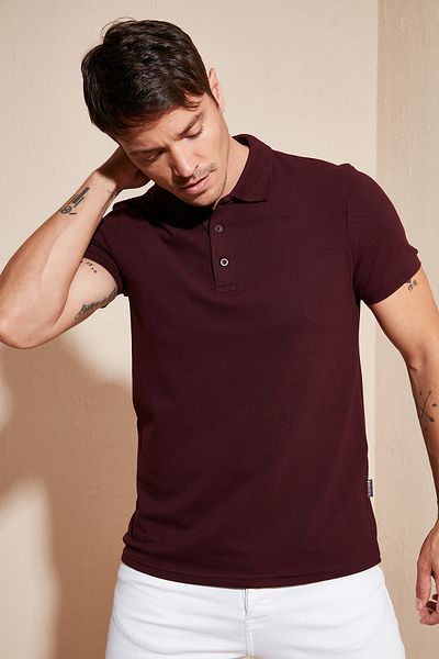 Buratti Men's Polo Neck t Shirt - 100% Cotton, Regular Fit, Buttoned 5902127