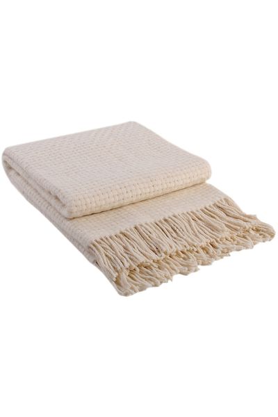 Valentini Bianco Merino Wool Blanket Valentini Bianco, Rogojka Model, 200 x 220 cm